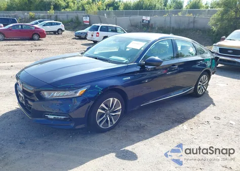 2018 Honda Accord Hybrid Ex-L from USA, damaged, VIN 1HGCV3F52JA003319